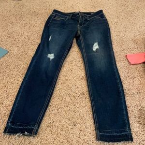 Buffalo Dark Denim Mid Rise Skinny Jeans Size 4/27